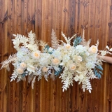 Свадебная воздуховода цветочная сцена подиум, цветущий цветочный свадебный сцену сцены сцены цветочное поле Цветочное бар Свадебный репресс декоративное цветочное искусство