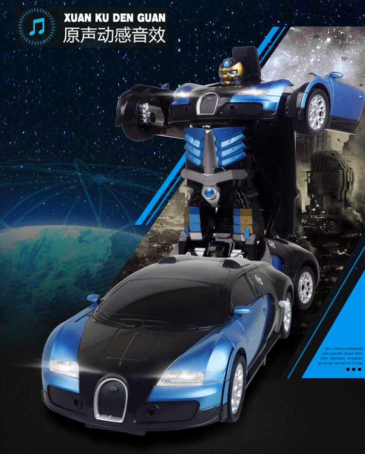 Cảm ứng điều khiển từ xa xe biến dạng King Kong robot điều khiển từ xa xe sạc năng động không dây đua trẻ em đồ chơi trẻ em đồ chơi bé trai