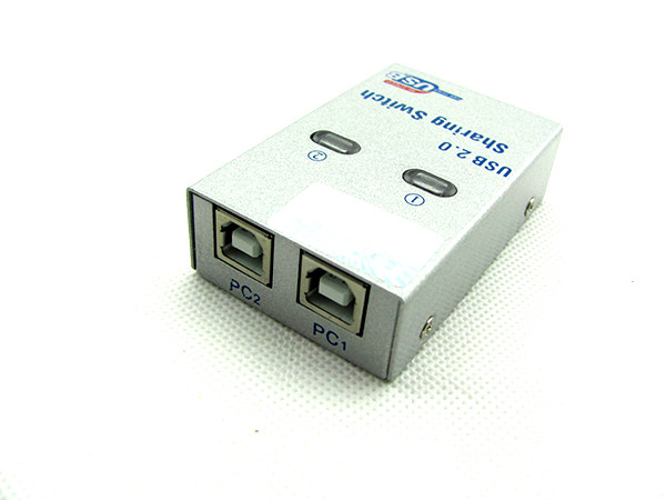 2-mouth USB print shareware 1 2 automatic printing switcher Two computers with an imprint machine