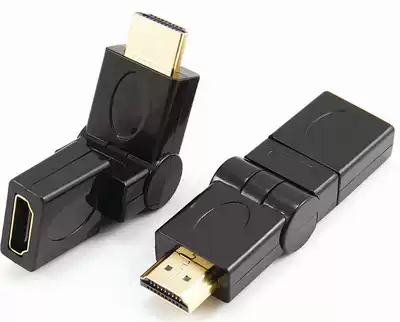 HDMI revolution HDMI female elbow 90 degrees 180 degrees 270 degrees 360 degrees adapter extension head 1 4