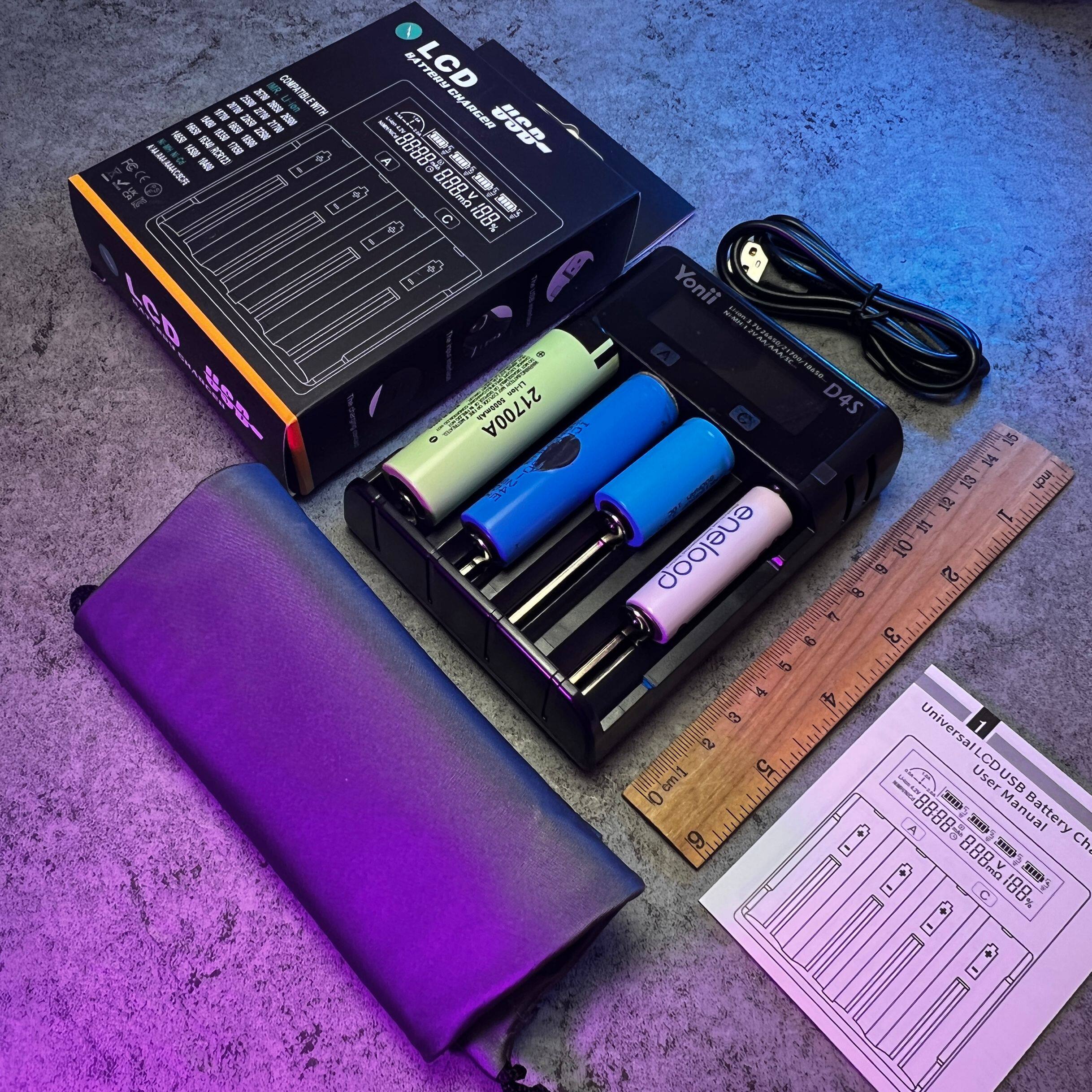 Intense light hand electric lithium battery nickel hydrogen battery charger TC1 TC4 Q1 18650 21700 hand electric charger-Taobao