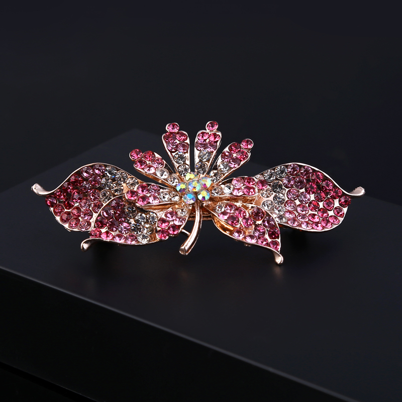 Nhật Bản và Hàn Quốc đầu clip nhỏ mùa xuân clip pha lê rhinestone kim loại kẹp tóc kẹp tóc clip bên clip phụ kiện tóc Liu Haitou đồ trang sức kẹp tóc cho bé gái