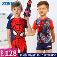 克 Áo tắm cho trẻ em Boy Spider-Man Kem chống nắng Siamese Big Boy Split Áo tắm cho bé Bộ đồ bơi cho nam - Bộ đồ bơi của Kid đồ bơi cho bé sơ sinh