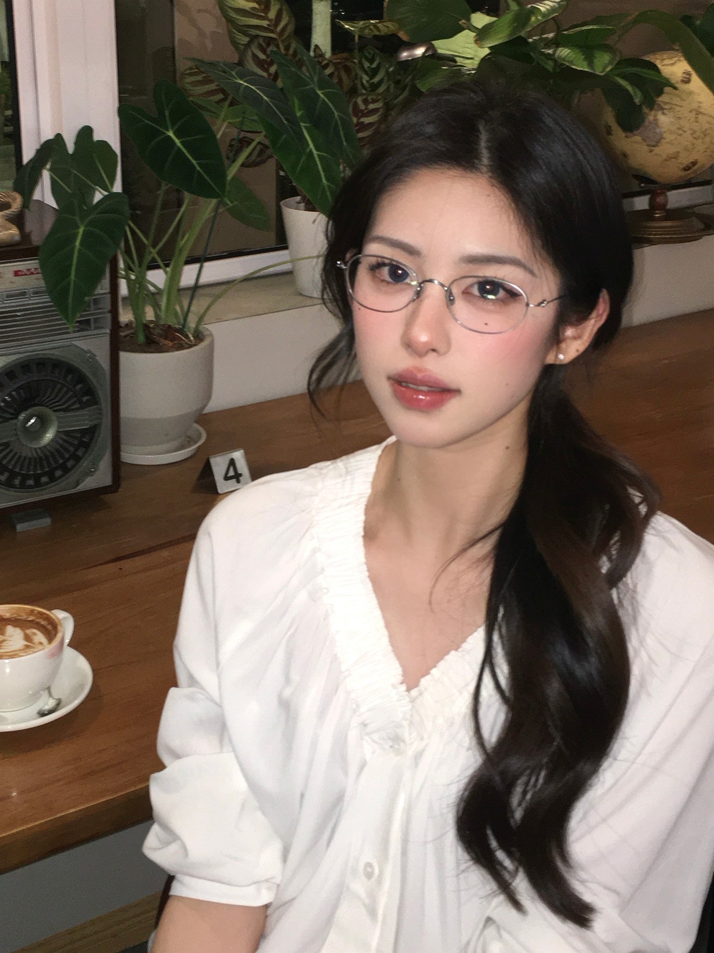 Japanese-Style Small Face Metal Frame Glasses for Women, Cool and Pure, Nerdish Glasses Frame, Ultra-Light, Can Be Fitted with Prescription Lenses