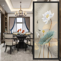 Nordic modern decoration introductory living room art glass partition screen painting toilet frosted craft porch custom