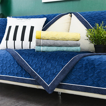 Sofa cushion Nordic seasonal short plush anti-slip cloth art minimalist modern cushions subliving-room sofa cover towels full bag