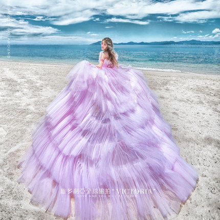 三亚旅游婚纱摄影旅拍视觉结婚照维多利亚工作