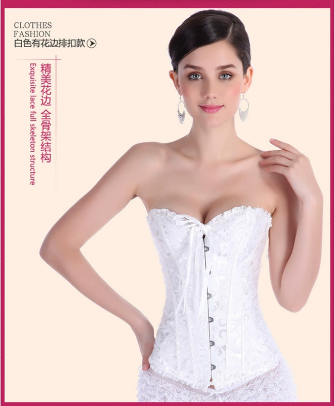 Váy cưới giảm béo bụng corset đồ lót tòa án cơ thể eo thon bụng hình thành mỡ không có dấu vết corset phụ nữ quan lot dep