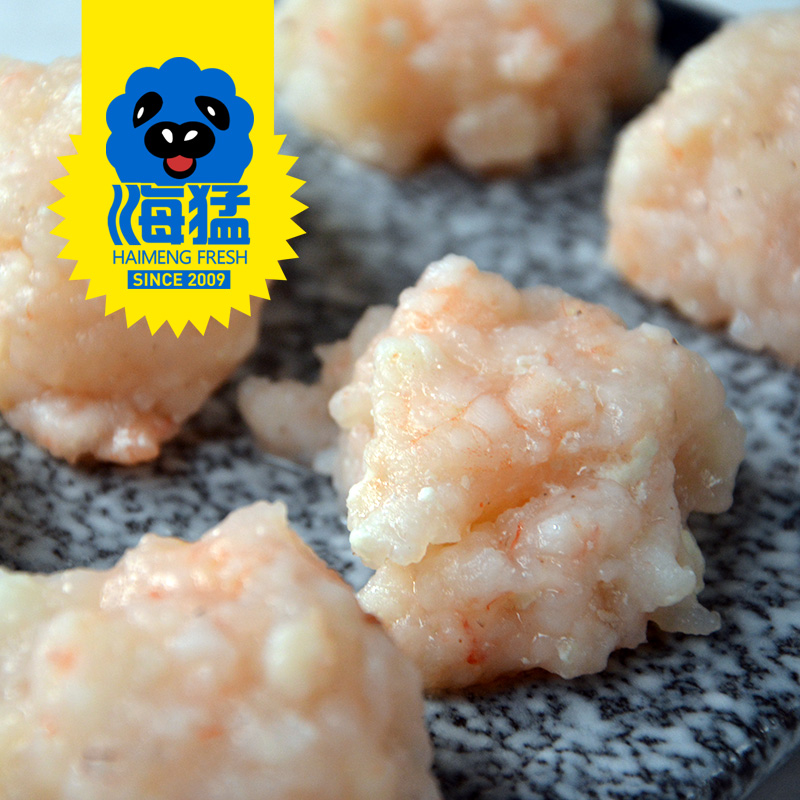 海猛 手打新鲜虾滑虾丸 250g*4件 天猫优惠券折后￥69包邮