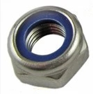 Authentic 304 stainless steel locking nut DIN985 nylon anti-loose self-locking nut M3-M24 series
