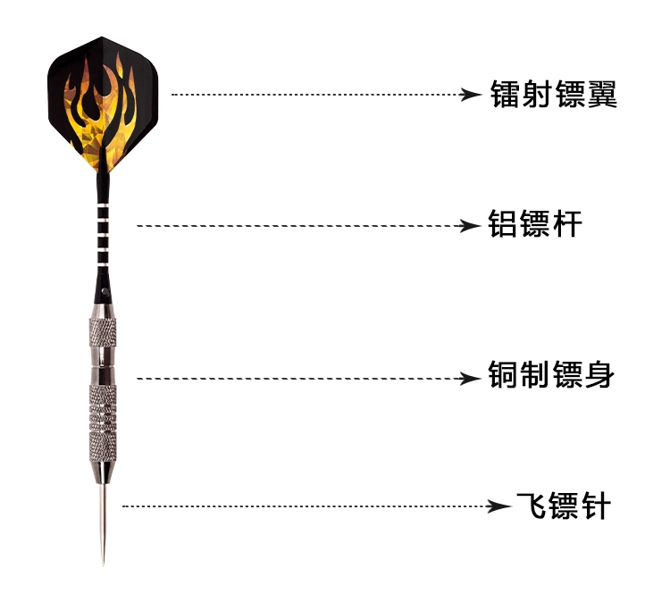 Yue phi tiêu huấn luyện phi tiêu cứng kim chống rơi pin đồng mạ niken cạnh tranh phi tiêu đặc biệt - Darts / Table football / Giải trí trong nhà