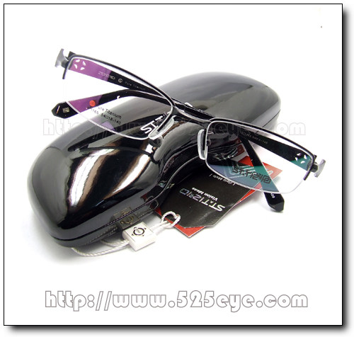 525eye St. Dixiano Men's Pure Titanium Plate Myopia Glasses Frame Business Formal Glasses Frame 1165