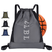 Basketball and football training equipment backpack sneaker storage bag drawstring pocket fitness travel backpack mens