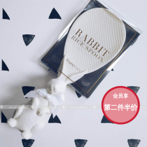  Japan francfranc cute bunny 3D rice spoon Non-stick plastic Peter Rabbit doll three-dimensional rice shovel