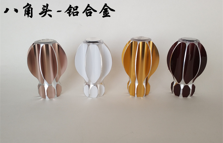 trang trí cây gậy đầu châu Âu cắm phòng khách nhỏ gọn La Mã của nghệ thuật tạo hình câu lạc bộ đầu sub-chất lượng nhôm rèm que - Phụ kiện rèm cửa giá thanh treo rèm cửa sổ