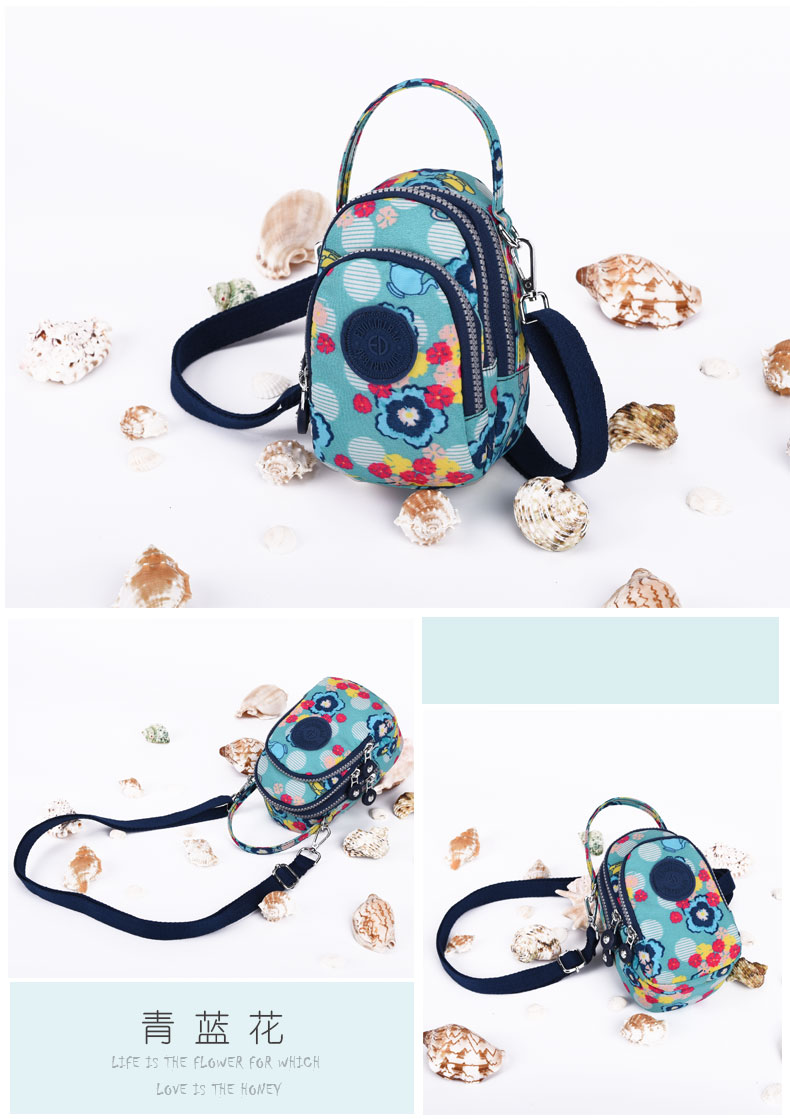 Yidu túi nữ 2019 mới Messenger túi nữ Túi vải Oxford mini nylon vai vải túi điện thoại di động - Túi điện thoại túi đựng điện thoại treo cổ