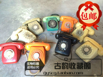 Old-fashioned second-hand old telephone dial dial telephone dial dial landline Antique collection old Shanghai props