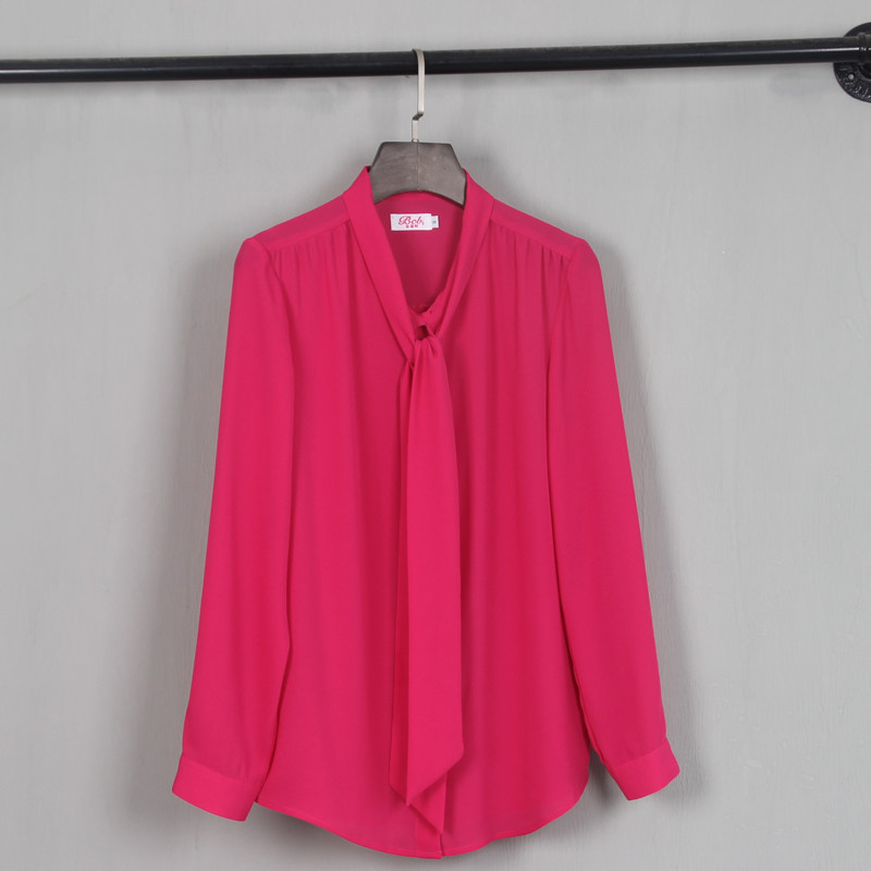 Light-fit floating lace long sleeve snow-spinning shirt commuter OL shirt woman 2022 spring dress new sunscreen sweaters