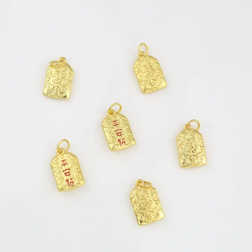 Медный защитный амулет, подвеска ручной работы, ожерелье, аксессуар, аксессуары, DIY