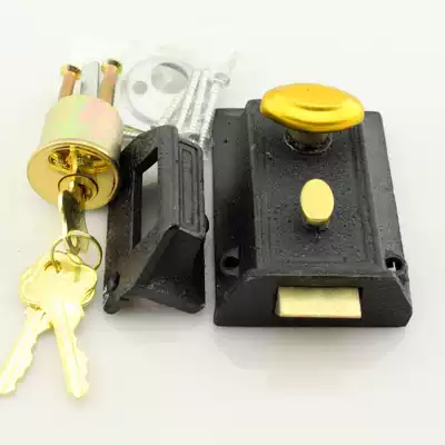 Double tongue anti-theft old door ordinary 1939 Panda brand exterior wooden door lock sale