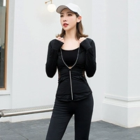 Черная [весна и осенняя одиночная одежда] -Se сингл