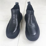 Комфортные кожаные дышащие слипоны, короткие сапоги, челси, ботинки, простой и элегантный дизайн