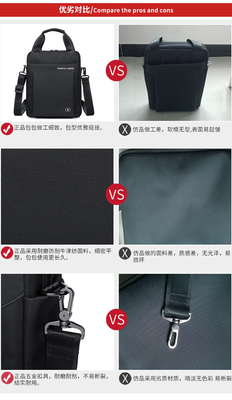 Thụy sĩ quân đội dao vai túi Messenger túi nam kinh doanh bình thường túi xách vali A4 ba lô Thụy Sĩ quân đội dao túi túi xách