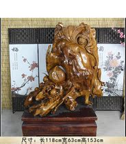 Root carving ornaments longevity and longevity wood carving crafts auspicious home decorations gifts good products