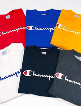 Japan Direct Champon Champion Alphabet Logo men and women wrapped in fur long sleeve sweater