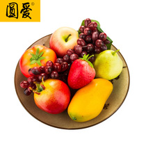 Simulation fruit and vegetable set Childrens early education enlightenment photography props Simulation fruit ornaments fake fruit model