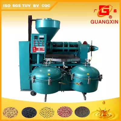 Guangxin YZLXQ130 combination oil press rapeseed peanut oil hot and cold pressing large commercial oil factory oil square commercial electricity