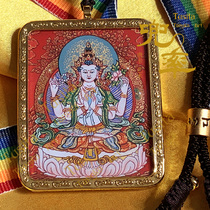 Make up the difference Small Thangka Carry-on Thangka Tibet Qinghai Regong Mineral Pigment BenMei Buddha Professional customization