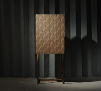 Yike Solid Wood Furniture Mirror Lake LAKE Dressing Cabinet Simple Design Black Walnut Cherry Wood Hard Maple Wood Wax Oil