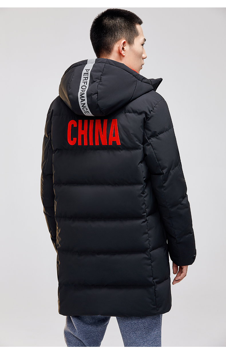 Anta down jacket nam áo khoác dài 2019 áo gió mới ấm áp áo gió dày lên áo thể thao áo phao lông vũ nam