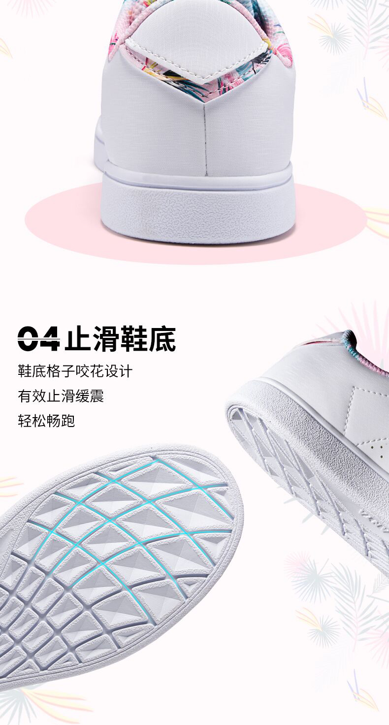 Giày nữ Anta mùa thu đông 2019 Giày trắng mới Phiên bản Hàn Quốc của giày thủy triều hoang dã giản dị Giày thể thao màu trắng giày nam thể thao