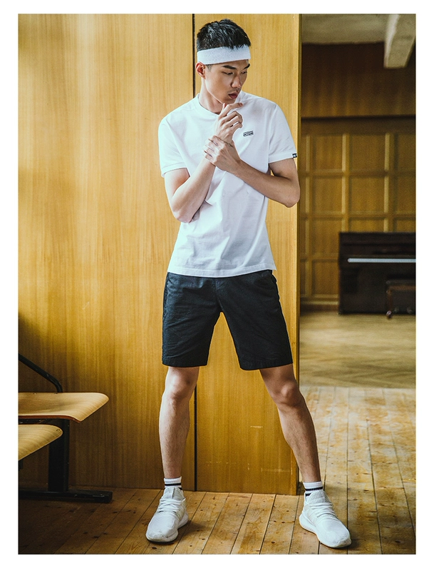 Áo thun nam tay ngắn Anta xuân hè 2019 mới hè giản dị nửa tay áo sơ mi thể thao nhanh khô - Áo polo thể thao