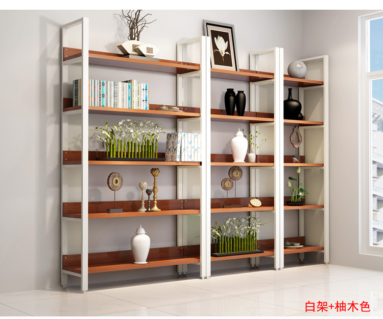 Giá sách sáng tạo Phòng khách kết hợp kệ kệ Kệ đơn giản hiện đại Lưu trữ lưu trữ phân vùng Hiển thị sắt - Kệ kệ gỗ mini