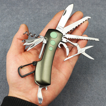 Versatile combined tool small knife field courtside EDC equipped knife portable and small pendant