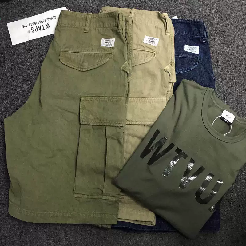 [WTAPS CARGO SHORTS/SHORTS.COTTON.DENIM 18SS]