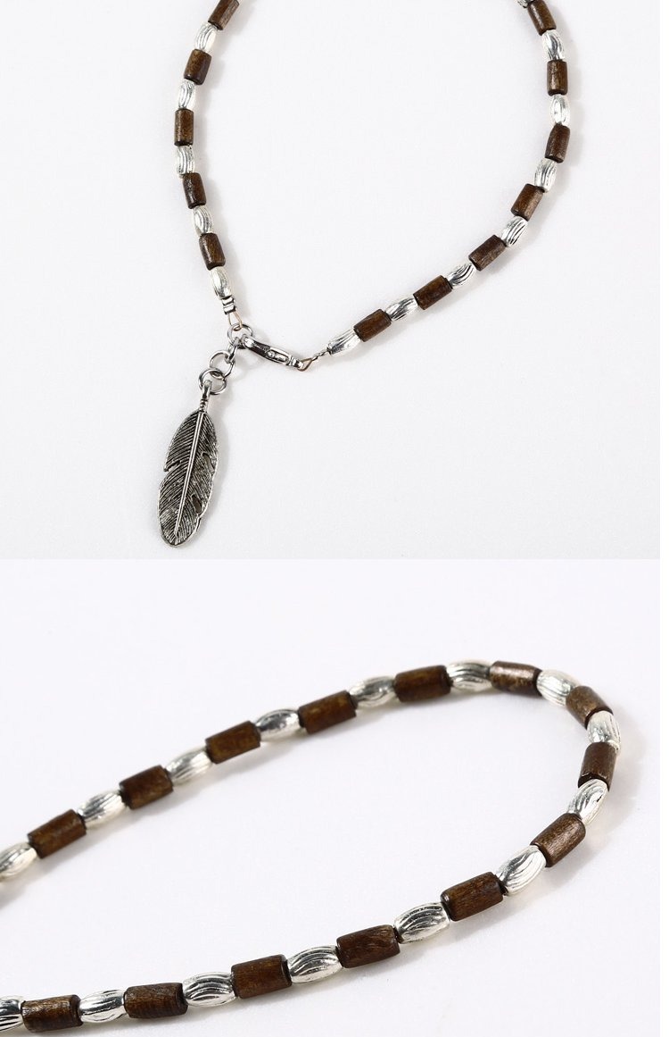 Dòng của nam tinh tế đồ trang sức vòng chân handmade Thời trang nam vòng chân lông Mặt dây treo chân dây PS172 lắc chân vàng 18k