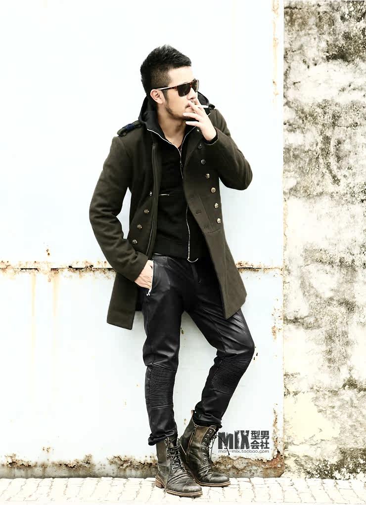 Pantalon cuir homme pour jeunesse pour automne - Ref 1482034 Image 54