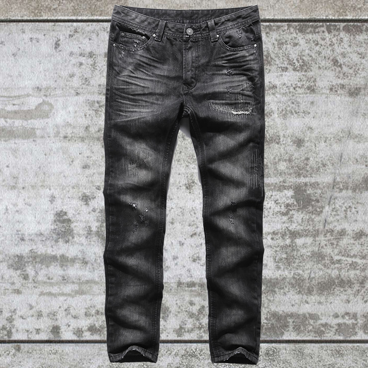 Jeans pour adolescent pieds Slim pour Quatre saisons - Ref 1483344 Image 68