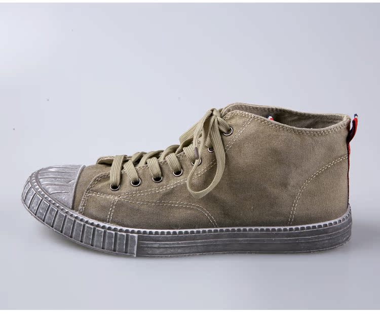 Mùa hè 2019 mới retro cũ cao cổ cao giày thông thường hợp thời trang nam nghỉ ngơi giày vải sneakers giày thể thao nam nike