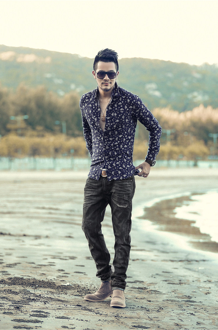 Jeans pour adolescent pieds Slim pour Quatre saisons - Ref 1483344 Image 53