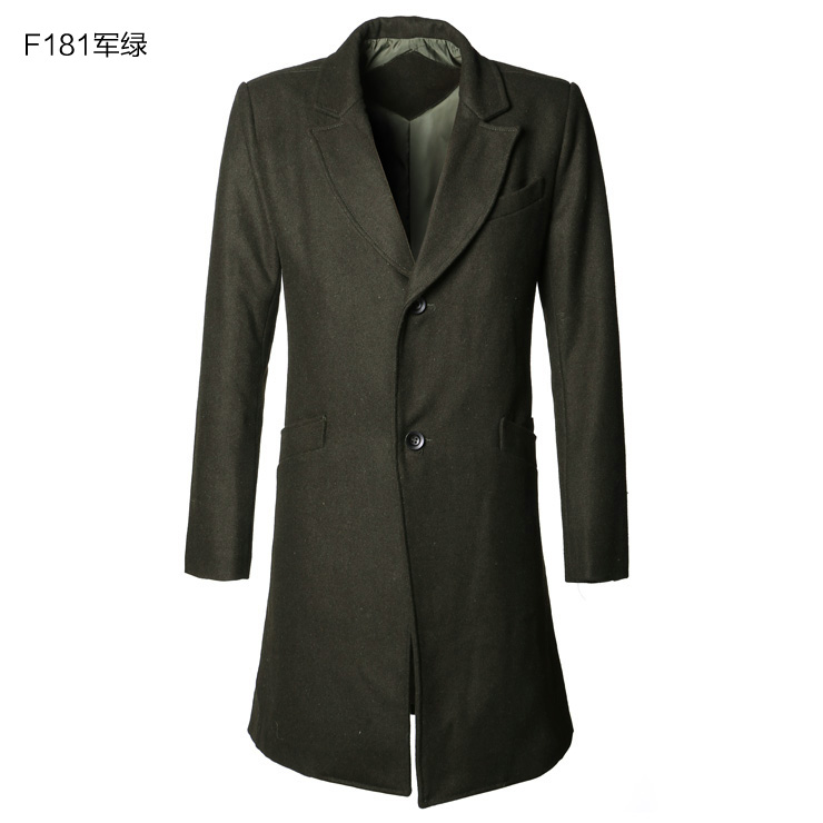 Đặc biệt cung cấp người đàn ông Anh của len len dài coat coat nam mỏng dài áo len nam F179