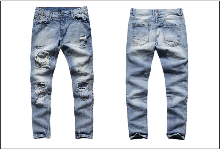 Jeans pour jeunesse pieds Slim pour printemps - Ref 1483298 Image 71