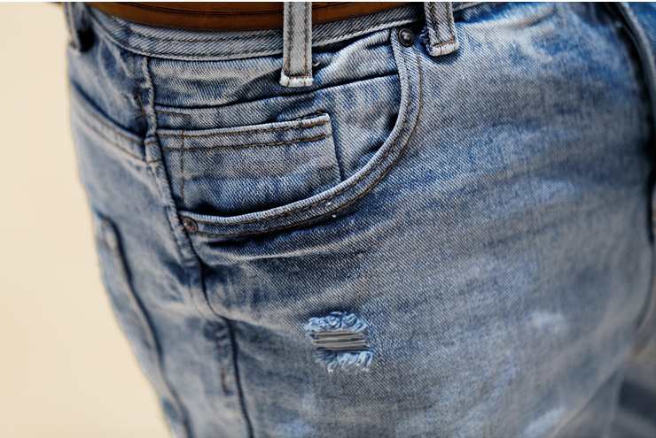 Jeans pour jeunesse pieds Slim pour printemps - Ref 1483298 Image 58