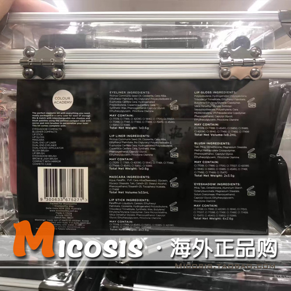 Úc mua Color Academy son môi phấn má hồng phiên bản giới hạn bộ hộp trang điểm chụp ảnh 199 - Bộ trang điểm bảng màu mắt 3ce