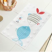 Bath mat pvc thảm chân nhựa nhà tắm phòng tắm vòi sen tắm không thấm nước kháng thả - Thảm sàn