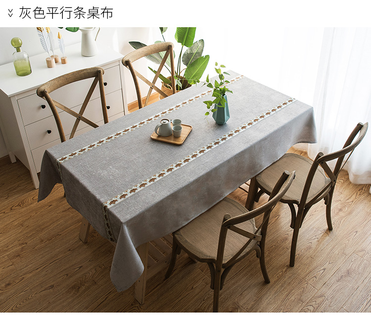 Các hiện đại nhỏ gọn hình chữ nhật bảng vải khăn trải bàn bàn cà phê Trung Quốc phong cách bảng vải cotton phù hợp với Á hậu ngôi nhà mới của Trung Quốc - Khăn trải bàn khăn trải bàn tết